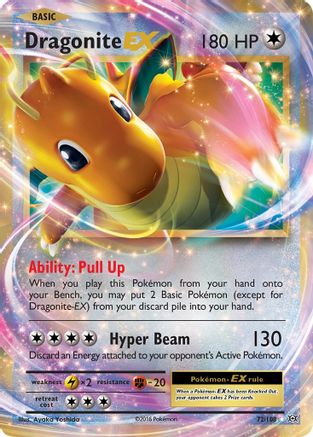 Dragonite EX 72/108 – XY Evolutions – Ultra Rare Pokémon Card