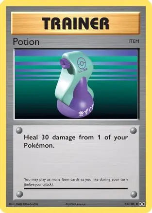 Potion 083  - Reverse Holofoil XY  Evolutions - Uncommon XY - Evolutions Pokemon Single  Squirtle Squad Card Shop.