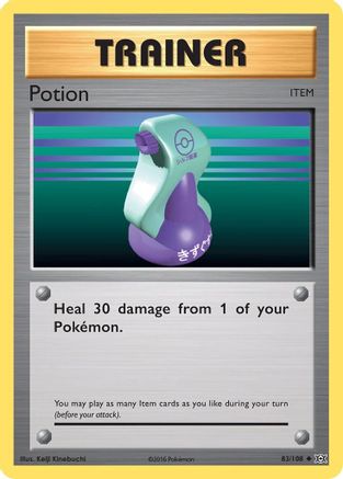 Potion 083  - Reverse Holofoil XY  Evolutions - Uncommon XY - Evolutions Pokemon Single  Squirtle Squad Card Shop.
