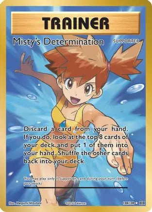 Misty's Determination (Full Art) 108  - Holofoil XY  Evolutions - Ultra Rare XY - Evolutions Pokemon Single  Squirtle Squad Card Shop.