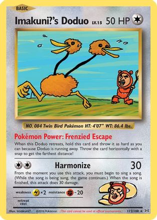 Imakuni?'s Doduo 112  XY  Evolutions - Secret Rare XY - Evolutions Pokemon Single  Squirtle Squad Card Shop.