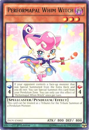 Performapal Whim Witch (INOV-EN002) - Invasion: Vengeance Unlimited Invasion: Vengeance Yugioh Single  Squirtle Squad Card Shop.