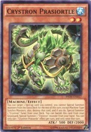 Crystron Prasiortle (INOV-EN017) - Invasion: Vengeance 1st Edition Invasion: Vengeance Yugioh Single  Squirtle Squad Card Shop.
