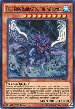 True King Bahrastos, the Fathomer (INOV-EN021) - Invasion: Vengeance 1st Edition Invasion: Vengeance Yugioh Single  Squirtle Squad Card Shop.