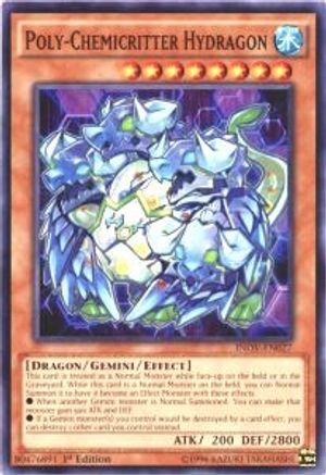 Poly-Chemicritter Hydragon (INOV-EN027) - Invasion: Vengeance 1st Edition Invasion: Vengeance Yugioh Single  Squirtle Squad Card Shop.