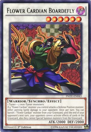 Flower Cardian Boardefly (INOV-EN043) - Invasion: Vengeance Unlimited Invasion: Vengeance Yugioh Single  Squirtle Squad Card Shop.