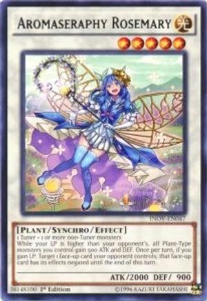 Aromaseraphy Rosemary (INOV-EN047) - Invasion: Vengeance 1st Edition Invasion: Vengeance Yugioh Single  Squirtle Squad Card Shop.