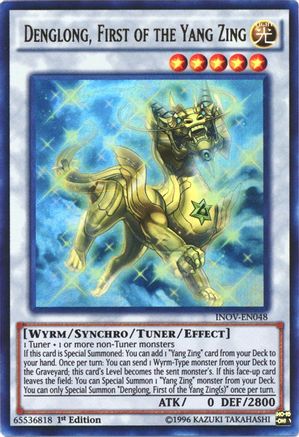 Denglong, First of the Yang Zing (INOV-EN048) - Invasion: Vengeance Unlimited Invasion: Vengeance Yugioh Single  Squirtle Squad Card Shop.