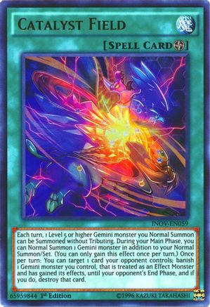 Catalyst Field (INOV-EN059) - Invasion: Vengeance 1st Edition Invasion: Vengeance Yugioh Single  Squirtle Squad Card Shop.