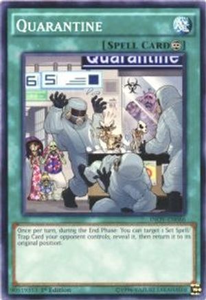 Quarantine (INOV-EN066) - Invasion: Vengeance 1st Edition Invasion: Vengeance Yugioh Single  Squirtle Squad Card Shop.