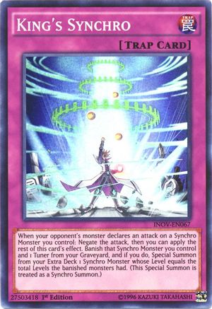 King's Synchro (INOV-EN067) - Invasion: Vengeance Unlimited Invasion: Vengeance Yugioh Single  Squirtle Squad Card Shop.
