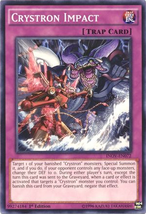 Crystron Impact (INOV-EN072) - Invasion: Vengeance Unlimited Invasion: Vengeance Yugioh Single  Squirtle Squad Card Shop.