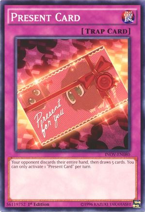 Present Card (INOV-EN080) - Invasion: Vengeance Unlimited Invasion: Vengeance Yugioh Single  Squirtle Squad Card Shop.