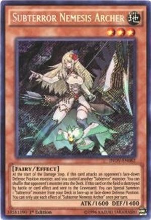 Subterror Nemesis Archer (INOV-EN082) - Invasion: Vengeance Unlimited Invasion: Vengeance Yugioh Single  Squirtle Squad Card Shop.