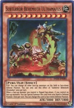 Subterror Behemoth Ultramafus (INOV-EN084) - Invasion: Vengeance Unlimited Invasion: Vengeance Yugioh Single  Squirtle Squad Card Shop.