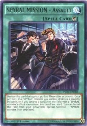 SPYRAL MISSION - Assault (INOV-EN088) - Invasion: Vengeance Unlimited Invasion: Vengeance Yugioh Single  Squirtle Squad Card Shop.