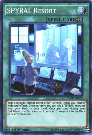 SPYRAL Resort (INOV-EN089) - Invasion: Vengeance 1st Edition Invasion: Vengeance Yugioh Single  Squirtle Squad Card Shop.
