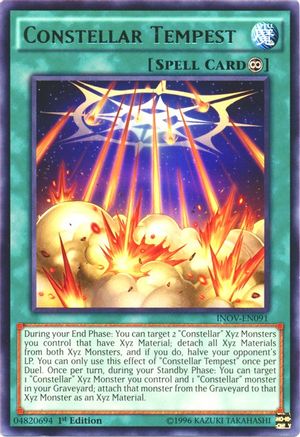 Constellar Tempest (INOV-EN091) - Invasion: Vengeance Unlimited Invasion: Vengeance Yugioh Single  Squirtle Squad Card Shop.