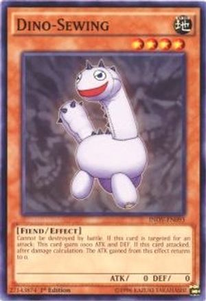 Dino-Sewing (INOV-EN093) - Invasion: Vengeance 1st Edition Invasion: Vengeance Yugioh Single  Squirtle Squad Card Shop.
