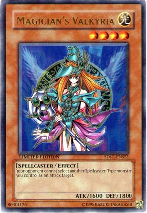 Magician's Valkyria (SDSC-ENSE1) - Structure Deck: Spellcaster's Command Limited Structure Deck: Spellcaster's Command Yugioh Single  Squirtle Squad Card Shop.