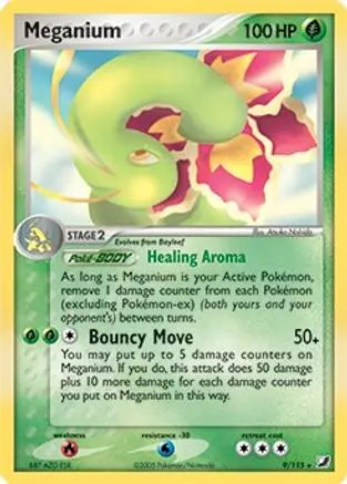 Meganium - 9/115 (EX Unseen Forces)/115  Deck Exclusives - Rare Deck Exclusives Pokemon Single  Squirtle Squad Card Shop.