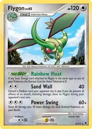 Flygon - 5/111 (DPPt Rising Rivals)/111  Deck Exclusives - Rare Deck Exclusives Pokemon Single  Squirtle Squad Card Shop.