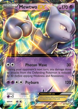 Mewtwo EX XY183 – XY Black Star Promo – Holo