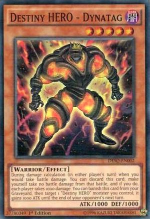 Destiny HERO - Dynatag (DESO-EN002) - Destiny Soldiers 1st Edition Destiny Soldiers Yugioh Single  Squirtle Squad Card Shop.