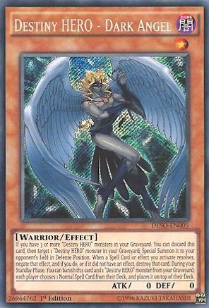 Destiny HERO - Dark Angel (DESO-EN005) - Destiny Soldiers 1st Edition Destiny Soldiers Yugioh Single  Squirtle Squad Card Shop.