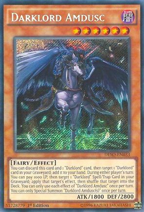 Darklord Amdusc (DESO-EN033) - Destiny Soldiers 1st Edition Destiny Soldiers Yugioh Single  Squirtle Squad Card Shop.