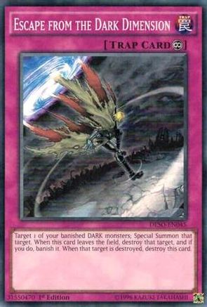 Escape from the Dark Dimension (DESO-EN045) - Destiny Soldiers 1st Edition Destiny Soldiers Yugioh Single  Squirtle Squad Card Shop.