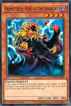 Prometheus, King of the Shadows (DESO-EN047) - Destiny Soldiers 1st Edition Destiny Soldiers Yugioh Single  Squirtle Squad Card Shop.