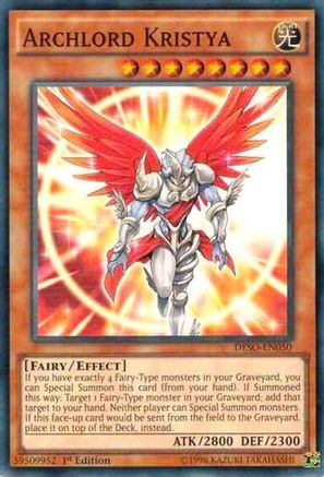 Archlord Kristya (DESO-EN050) - Destiny Soldiers 1st Edition Destiny Soldiers Yugioh Single  Squirtle Squad Card Shop.