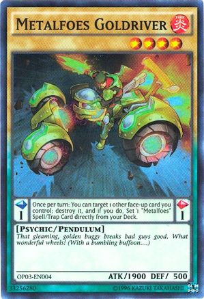 Metalfoes Goldriver (OP03-EN004) - OTS Tournament Pack 3 Unlimited OTS Tournament Pack 3 Yugioh Single  Squirtle Squad Card Shop.