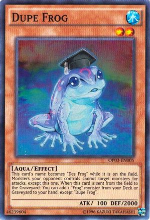 Dupe Frog (OP03-EN005) - OTS Tournament Pack 3 Unlimited OTS Tournament Pack 3 Yugioh Single  Squirtle Squad Card Shop.