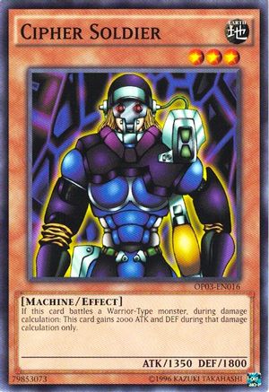 Cipher Soldier (OP03-EN016) - OTS Tournament Pack 3 Unlimited OTS Tournament Pack 3 Yugioh Single  Squirtle Squad Card Shop.