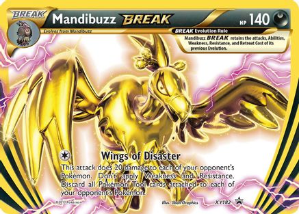 Mandibuzz BREAK XY182  - Holofoil XY Promos - Promo XY Promos Pokemon Single  Squirtle Squad Card Shop.