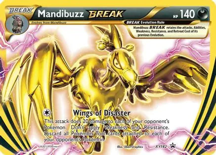 Mandibuzz BREAK XY182  - Holofoil XY Promos - Promo XY Promos Pokemon Single  Squirtle Squad Card Shop.