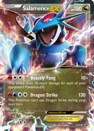 Salamence EX - XY170  - Holofoil XY Promos - Promo XY Promos Pokemon Single  Squirtle Squad Card Shop.