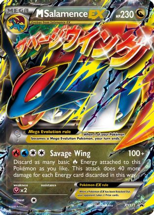 M Salamence EX XY171  - Holofoil XY Promos - Promo XY Promos Pokemon Single  Squirtle Squad Card Shop.