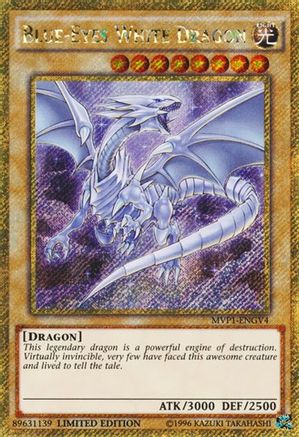 Blue-Eyes White Dragon (Gold Secret Rare) (MVP1-ENGV4) - The Dark Side of Dimensions Movie Pack: Gold Edition Limited The Dark Side of Dimensions Movie Pack: Gold Edition Yugioh Single  Squirtle Squad Card Shop.