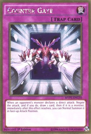 Counter Gate (MVP1-ENG10) - The Dark Side of Dimensions Movie Pack: Gold Edition 1st Edition The Dark Side of Dimensions Movie Pack: Gold Edition Yugioh Single  Squirtle Squad Card Shop.