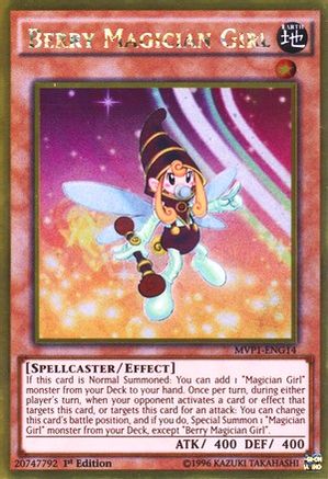 Berry Magician Girl (MVP1-ENG14) - The Dark Side of Dimensions Movie Pack: Gold Edition 1st Edition The Dark Side of Dimensions Movie Pack: Gold Edition Yugioh Single  Squirtle Squad Card Shop.