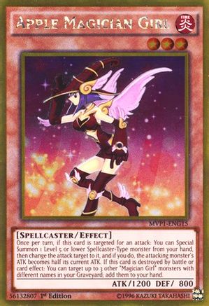 Apple Magician Girl (MVP1-ENG15) - The Dark Side of Dimensions Movie Pack: Gold Edition 1st Edition The Dark Side of Dimensions Movie Pack: Gold Edition Yugioh Single  Squirtle Squad Card Shop.