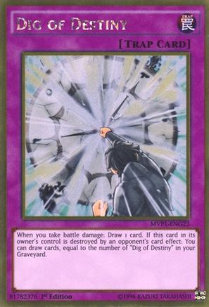 Dig of Destiny (MVP1-ENG22) - The Dark Side of Dimensions Movie Pack: Gold Edition 1st Edition The Dark Side of Dimensions Movie Pack: Gold Edition Yugioh Single  Squirtle Squad Card Shop.