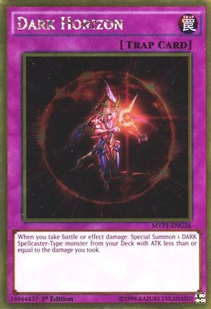 Dark Horizon (MVP1-ENG26) - The Dark Side of Dimensions Movie Pack: Gold Edition Unlimited The Dark Side of Dimensions Movie Pack: Gold Edition Yugioh Single  Squirtle Squad Card Shop.