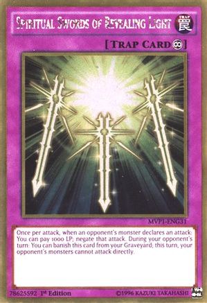 Spiritual Swords of Revealing Light (MVP1-ENG31) - The Dark Side of Dimensions Movie Pack: Gold Edition Unlimited The Dark Side of Dimensions Movie Pack: Gold Edition Yugioh Single  Squirtle Squad Card Shop.