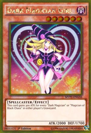Dark Magician Girl (MVP1-ENG56) - The Dark Side of Dimensions Movie Pack: Gold Edition Unlimited The Dark Side of Dimensions Movie Pack: Gold Edition Yugioh Single  Squirtle Squad Card Shop.