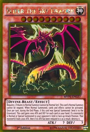 Slifer the Sky Dragon (MVP1-ENG57) - The Dark Side of Dimensions Movie Pack: Gold Edition Unlimited The Dark Side of Dimensions Movie Pack: Gold Edition Yugioh Single  Squirtle Squad Card Shop.