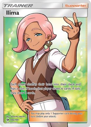 Ilima (Full Art) 146  - Holofoil SM Base Set - Ultra Rare SM Base Set Pokemon Single  Squirtle Squad Card Shop.